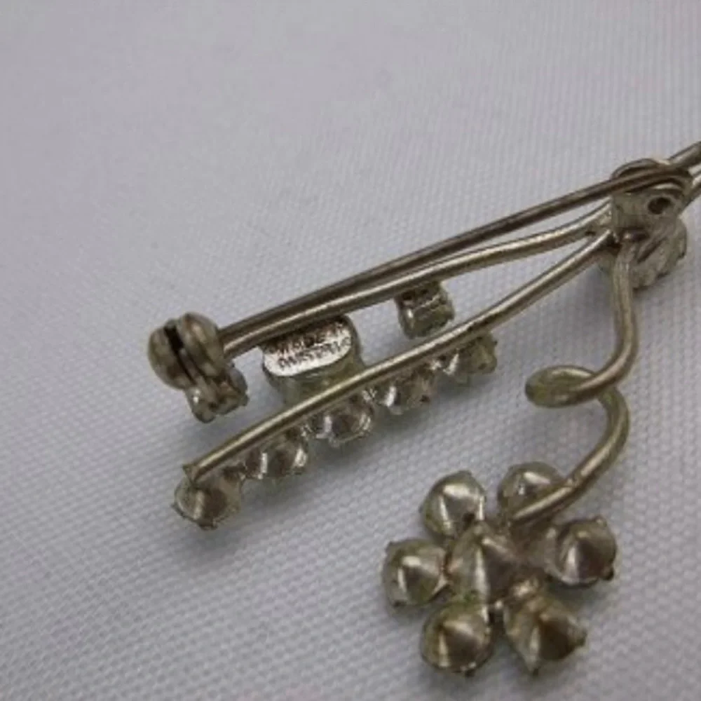 Vintage‎ 1950s Austria Crystal Rhinestone Brooch